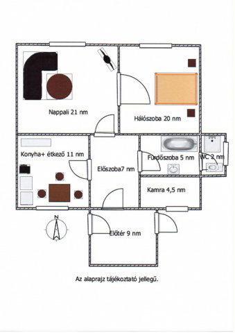 Eladó családi ház, Szobon 26 M Ft, 2 szobás