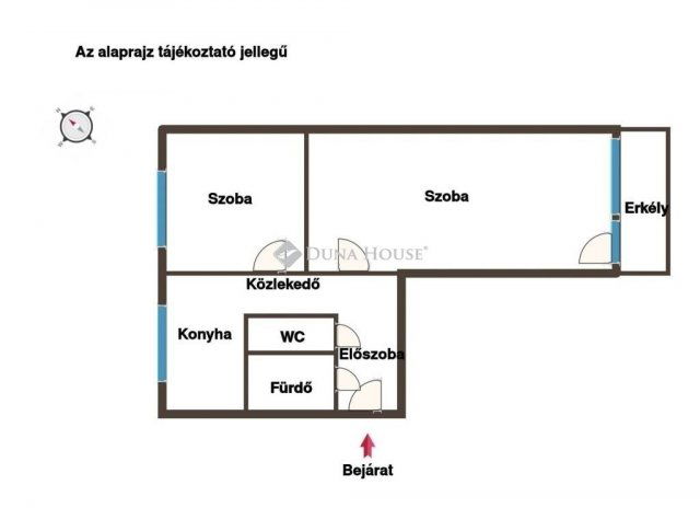 Eladó panellakás, Szegeden 49.9 M Ft, 2 szobás
