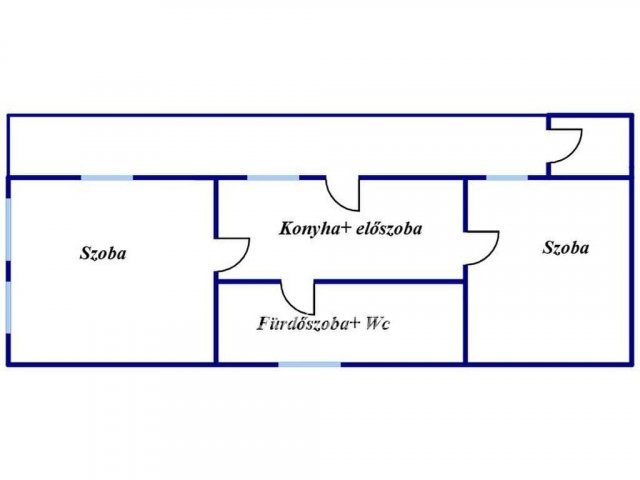Eladó családi ház, Szabolcsbákán 15 M Ft, 2 szobás