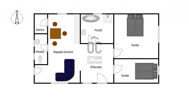 Eladó családi ház, Dunaszentgyörgyön 23.99 M Ft, 3 szobás