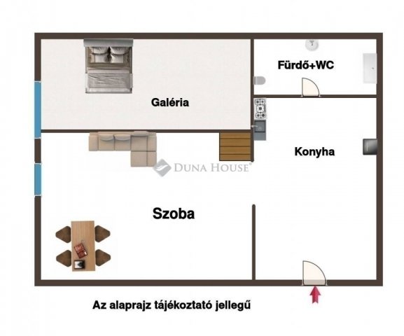 Eladó téglalakás, Budapesten, IV. kerületben 49 M Ft, 1 szobás