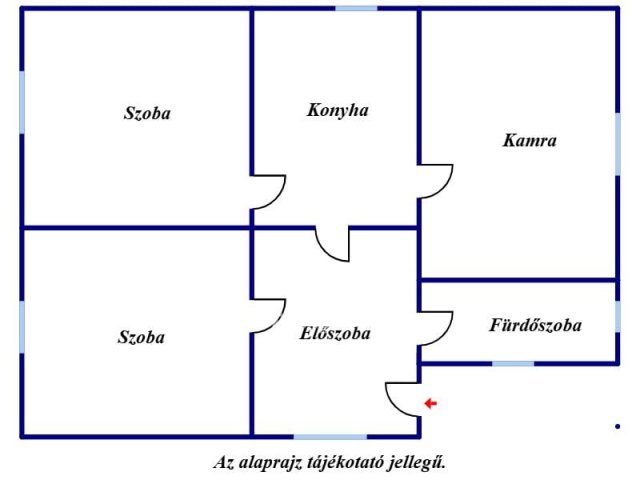Eladó családi ház, Besenyszögön 21.9 M Ft, 2 szobás