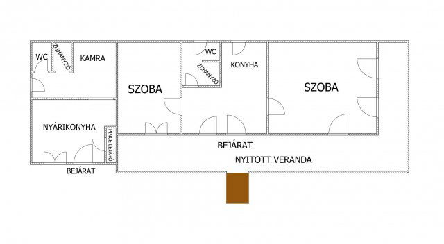 Eladó családi ház, Szomolyán 29.5 M Ft, 2 szobás