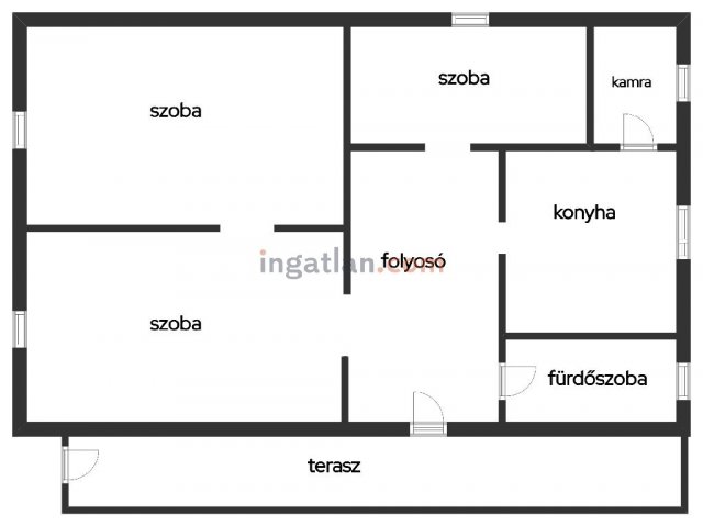 Eladó családi ház, Zagyvarékason 19.9 M Ft, 3 szobás