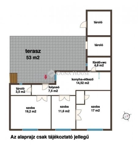 Eladó családi ház, Zsámbokon 53 M Ft, 3 szobás