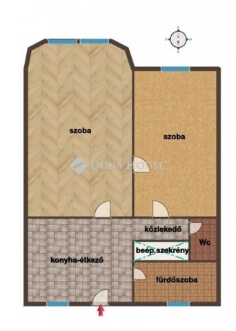 Eladó panellakás, Komlón 32.5 M Ft, 2 szobás
