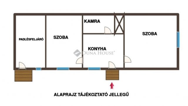 Eladó családi ház, Nárain 28.5 M Ft, 2 szobás