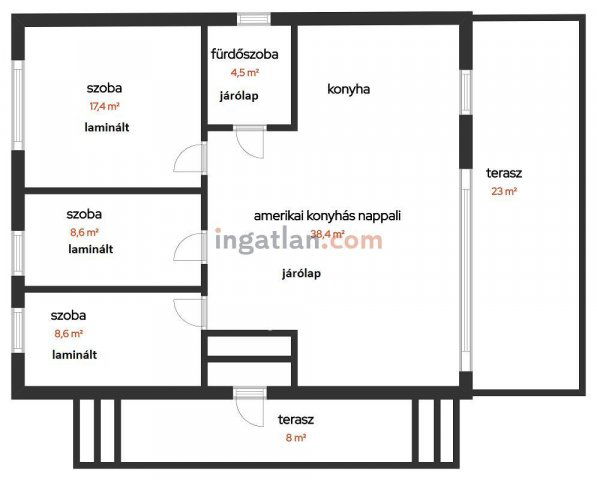 Eladó családi ház, Egyházasgergén 22 M Ft, 2+2 szobás