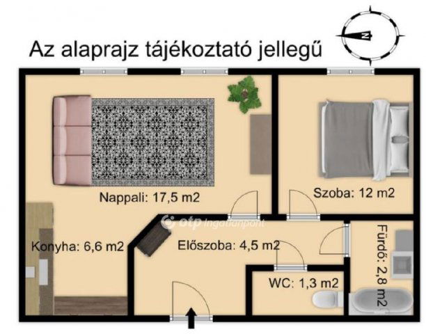 Eladó téglalakás, Budapesten, VIII. kerületben 87.9 M Ft