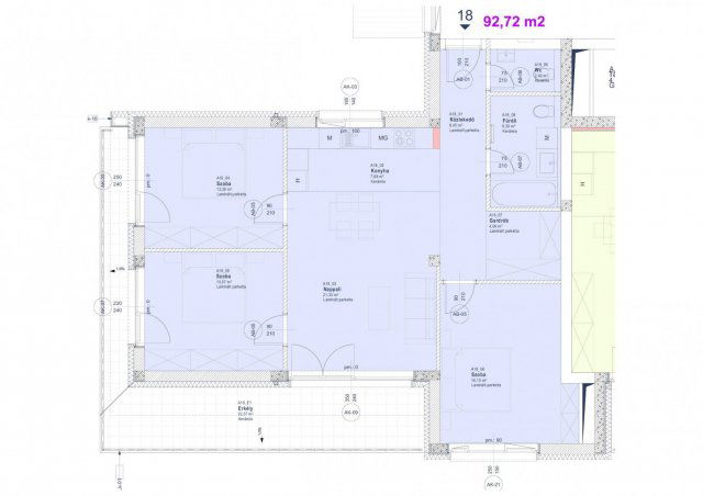 Eladó téglalakás, Budapesten, XVII. kerületben 124.68 M Ft