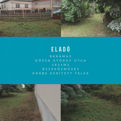 Eladó telek, Rakamazon 4.9 M Ft / költözzbe.hu