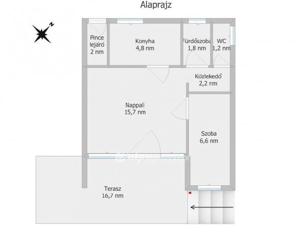 Eladó nyaraló, Alsóörsön 57 M Ft, 1+1 szobás