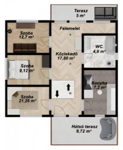 Eladó családi ház, Harsányban 24.5 M Ft, 3 szobás