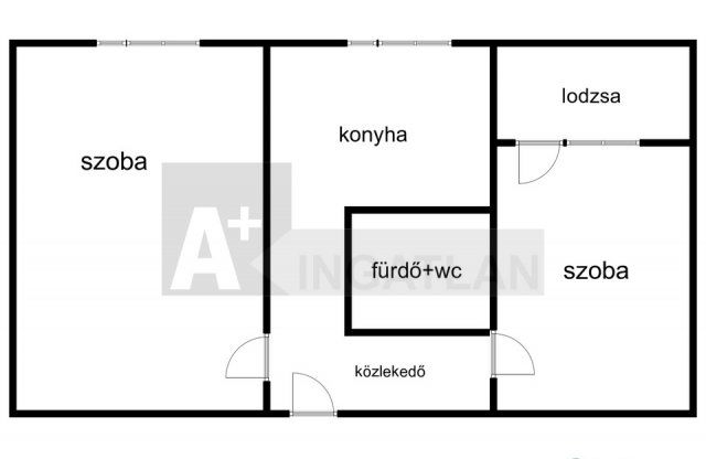 Eladó panellakás, Szegeden 42.9 M Ft, 2 szobás