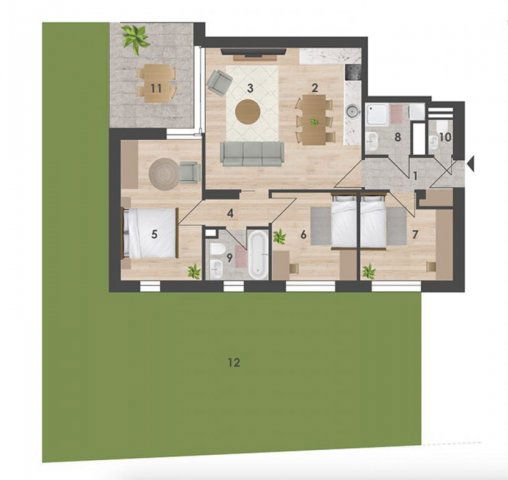 Eladó téglalakás, Budapesten, XIV. kerületben, Gyarmat utcában