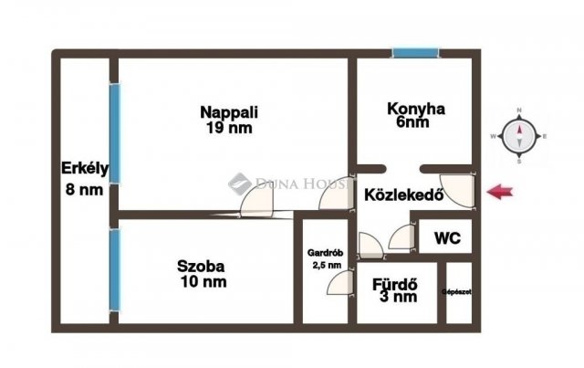 Eladó téglalakás, Budapesten, XX. kerületben 64.9 M Ft, 2 szobás