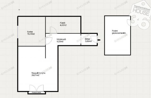 Kiadó téglalakás, albérlet, Kecskeméten 270 E Ft / hó