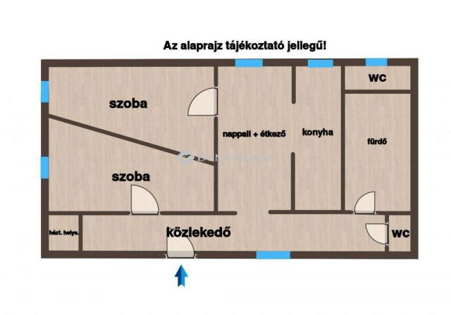 Eladó családi ház, Lébényben 49.45 M Ft, 2 szobás