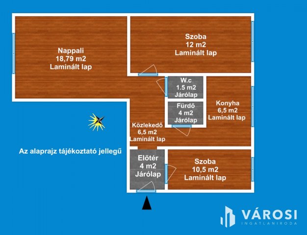 Eladó panellakás, Szegeden 59.5 M Ft, 3 szobás