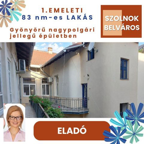 Eladó téglalakás, Szolnokon 49.8 M Ft, 3 szobás