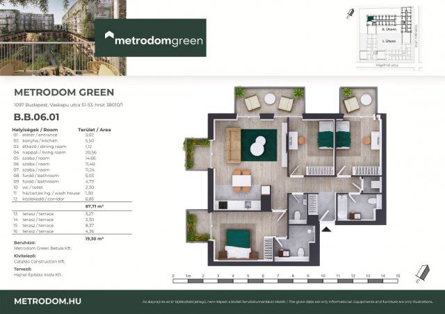 Eladó téglalakás, Budapesten, IX. kerületben, Vaskapu utcában