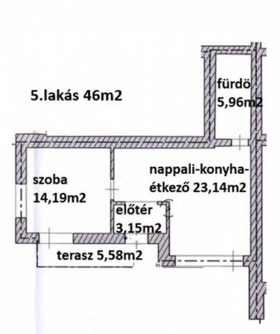 Eladó téglalakás, Hatvanban, Géza Fejedelem utcában 49.5 M Ft