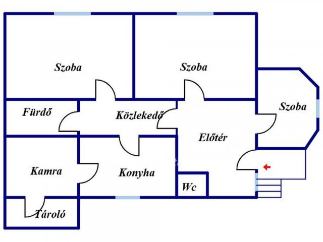 Eladó családi ház, Abában 69.9 M Ft, 3 szobás