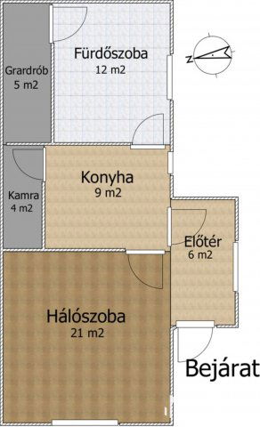 Eladó családi ház, Sümegen 25 M Ft, 1 szobás