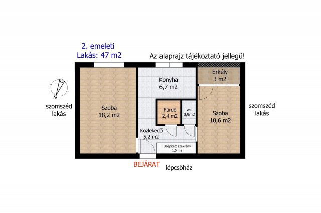 Kiadó panellakás, albérlet, Győrött 170 E Ft / hó, 2 szobás