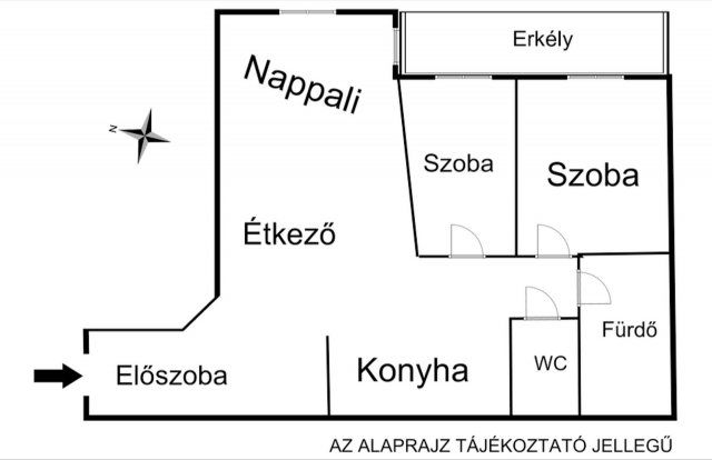 Eladó téglalakás, Tatán 79.99 M Ft, 3 szobás