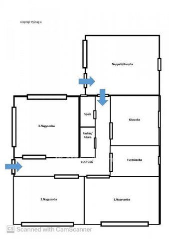 Eladó családi ház, Felsőszentmártonon 20 M Ft, 4 szobás