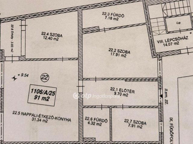 Eladó téglalakás, Szolnokon 104.65 M Ft, 3+1 szobás