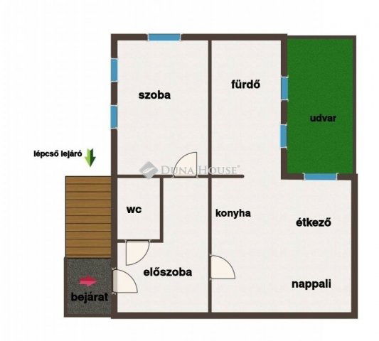 Eladó téglalakás, Szombathelyen 39.99 M Ft, 2 szobás