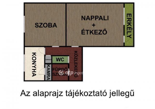 Eladó téglalakás, Nyíregyházán 43 M Ft, 2 szobás