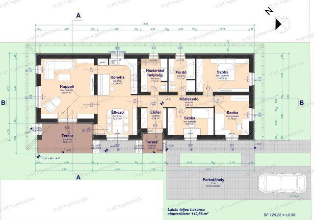 Eladó családi ház, Csörögön 97.9 M Ft, 4 szobás