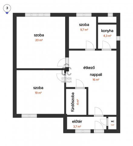 Eladó ikerház, Szolnokon 19.9 M Ft, 3 szobás