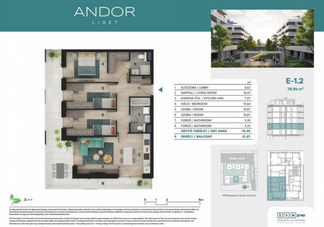 Eladó téglalakás, Budapesten, XI. kerületben, Andor utcában