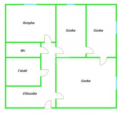 Eladó panellakás, Szegeden 48.5 M Ft, 1+2 szobás