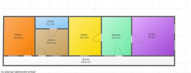 Eladó családi ház, Márkházán 8.9 M Ft, 3 szobás