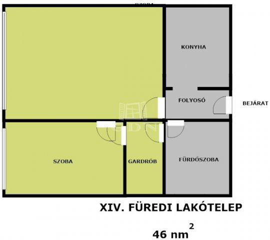 Eladó panellakás, Budapesten, XIV. kerületben 64.9 M Ft, 2 szobás
