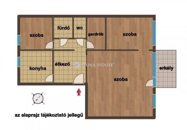 Eladó panellakás, Budapesten, XVI. kerületben 84.9 M Ft, 3 szobás
