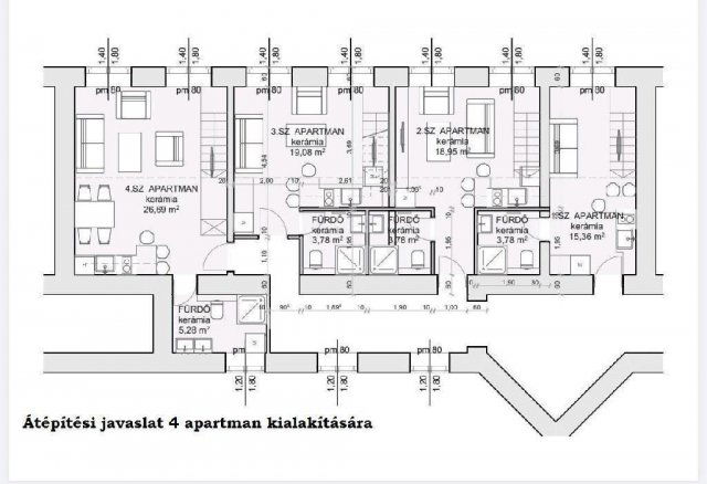 Eladó téglalakás, Budapesten, VI. kerületben 150 M Ft, 4 szobás