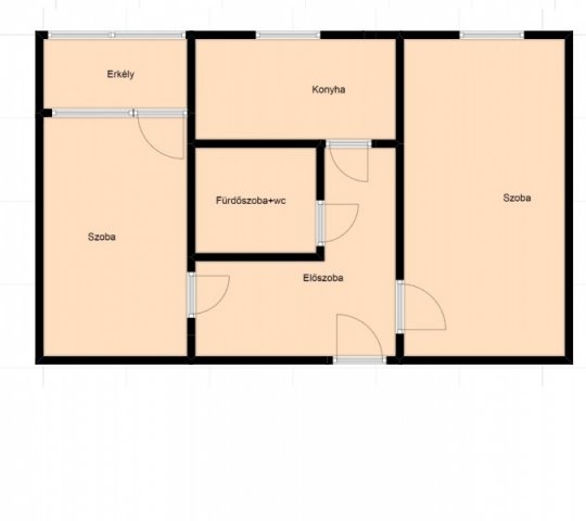 Eladó téglalakás, Hódmezővásárhelyen 29.99 M Ft, 2 szobás