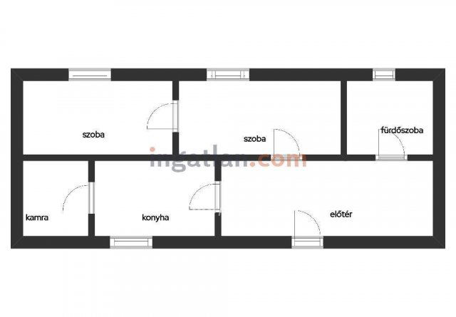 Eladó családi ház, Zagyvarékason 13.5 M Ft, 2 szobás