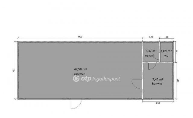 Kiadó üzlethelyiség, Budapesten, VII. kerületben 290 E Ft / hó