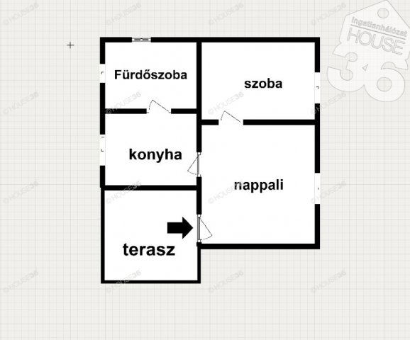 Eladó családi ház, Tiszaalpáron 22.9 M Ft, 2 szobás