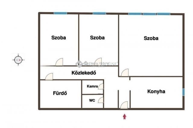 Eladó panellakás, Budapesten, IV. kerületben 67.9 M Ft, 3 szobás
