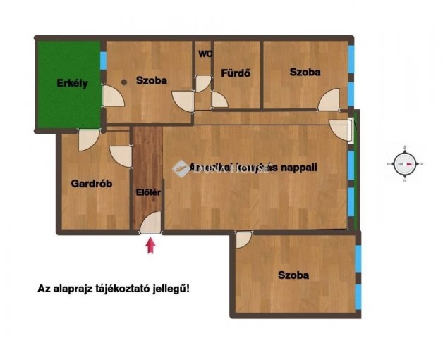 Eladó téglalakás, Fóton 89.9 M Ft, 5 szobás