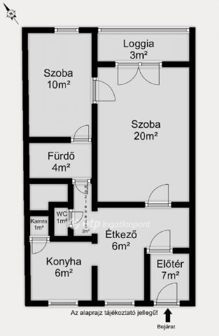 Eladó téglalakás, Budapesten, IX. kerületben 79.9 M Ft, 2 szobás