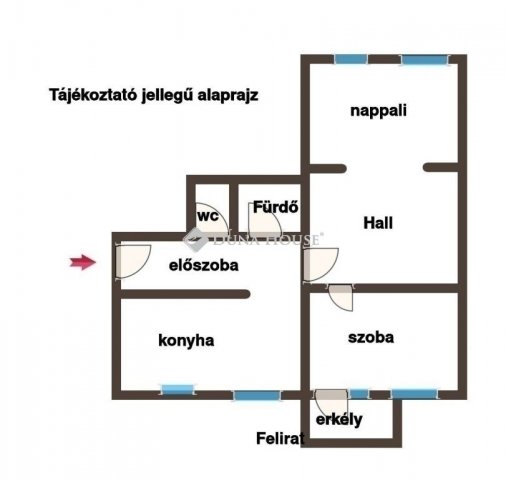Eladó téglalakás, Budapesten, II. kerületben 129 M Ft, 2 szobás